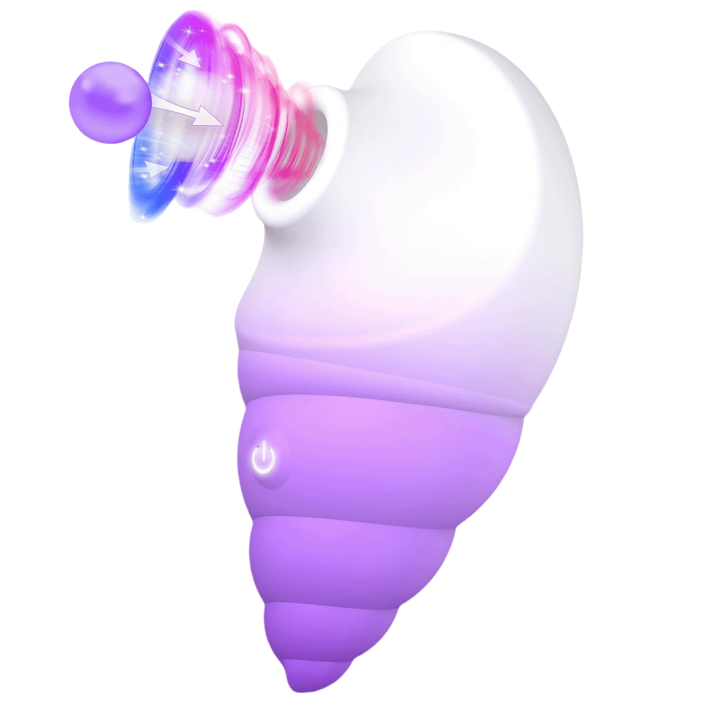 Gradient conch vibrator massager