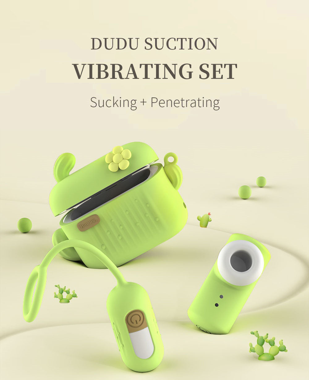 Suitcase/cactus vibration massager