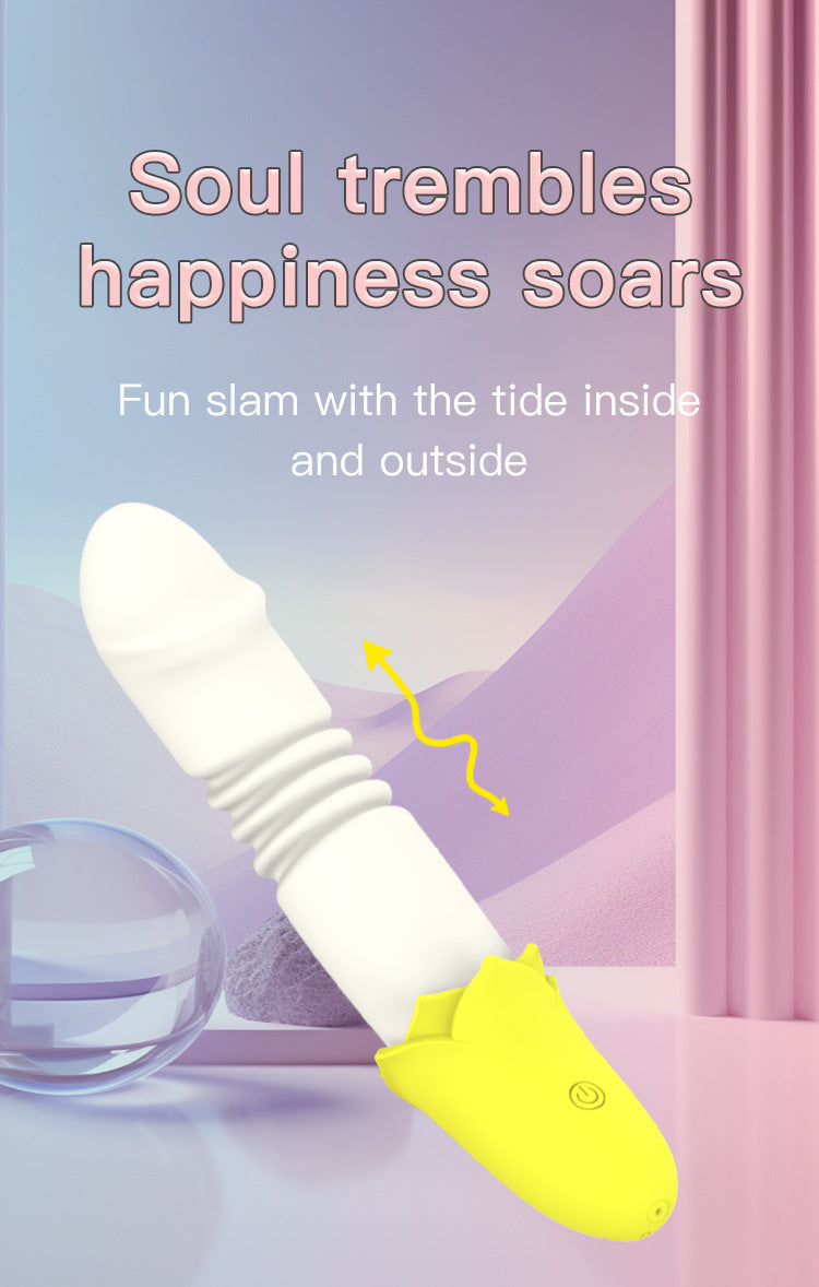 Colorful Silicone Body Massagers - Banana - inspired Design