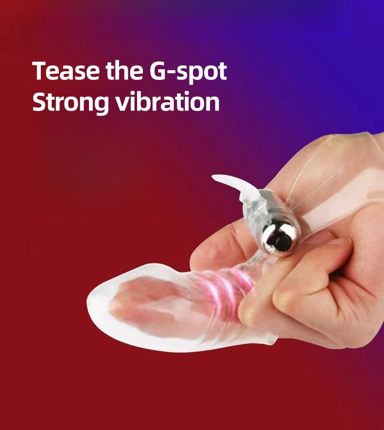 Vibrate massage finger cover