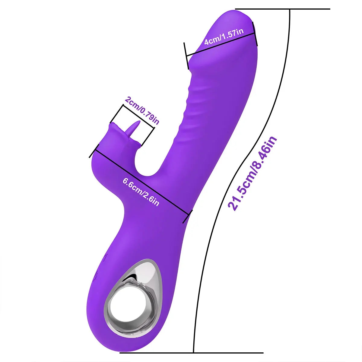 Silicone Body Massager - Unique Contoured Design