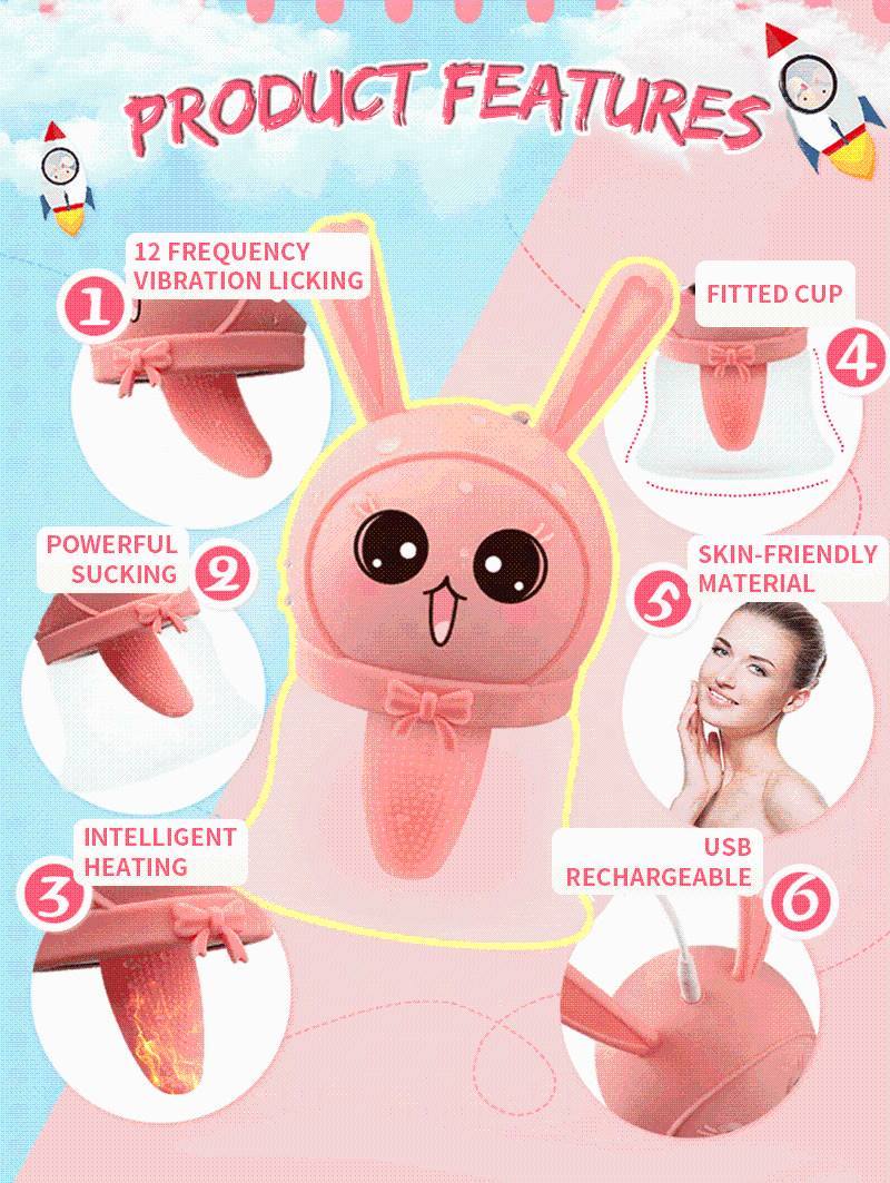 Adorable Bunny - shaped Silicone Body Massager
