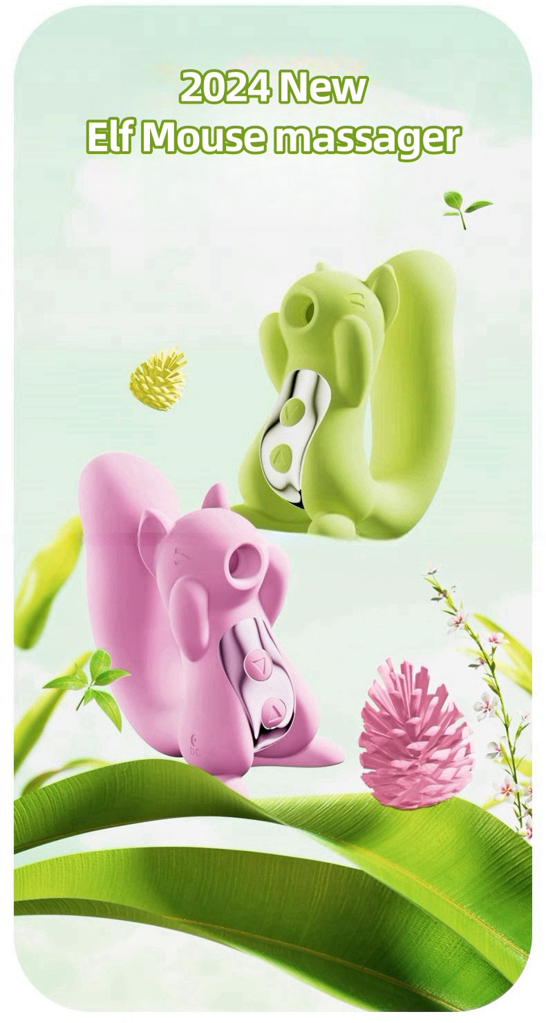 Squirrel vibrator massager