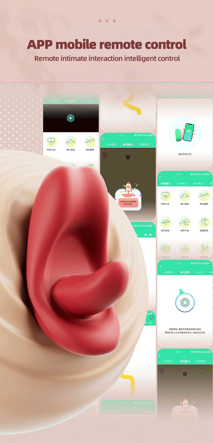 Simulation Tongue Vibrating Massager Powerful Vibrating Massage Toys