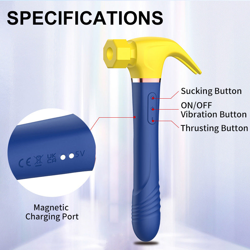 Hammer vibratory massager Heating multi-beat massager