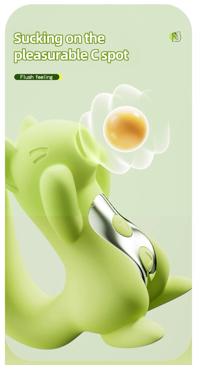 Squirrel vibrator massager