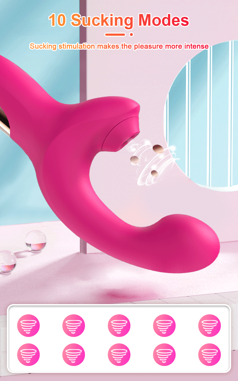 Vibrating Pink Relaxation Massager - Unique Shape for Comfort