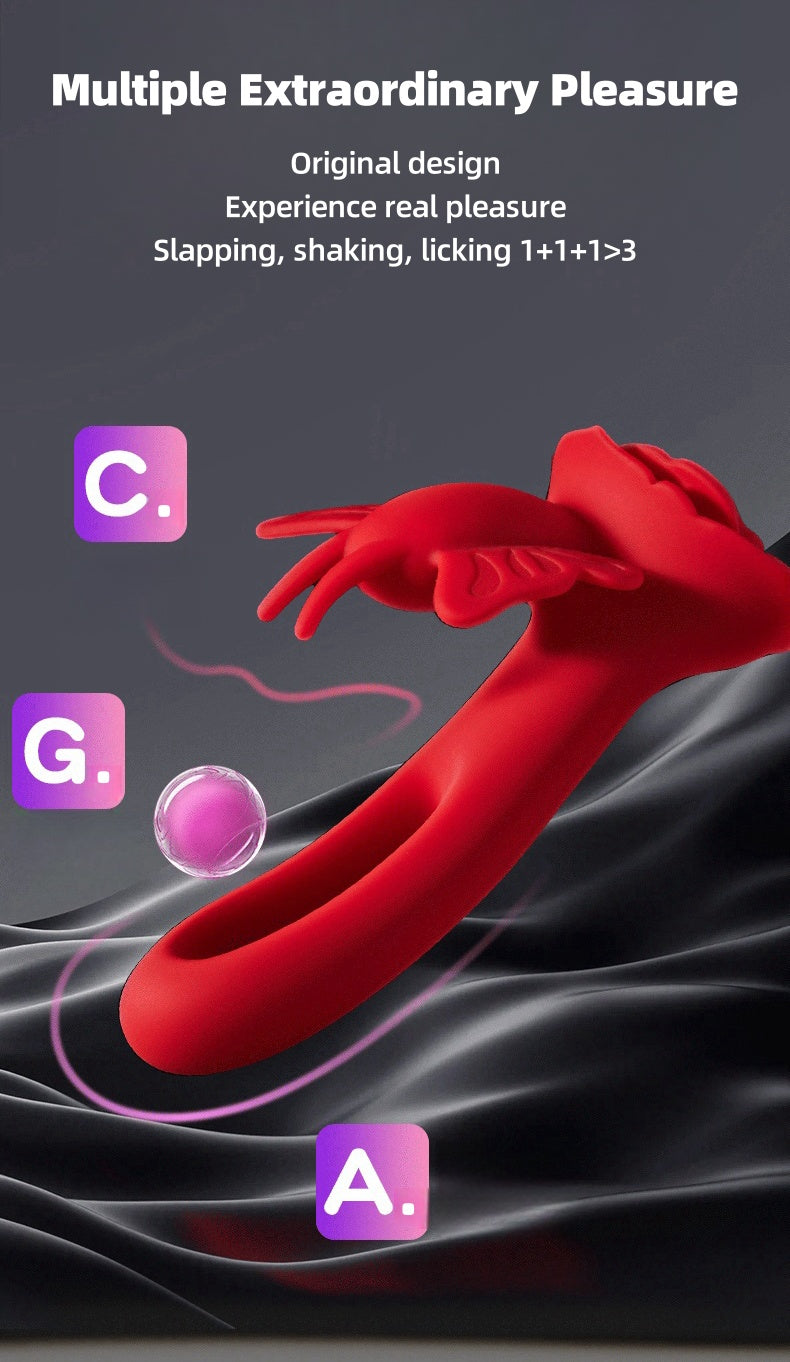 Rose Remote Control Smart App Vibrating Massager