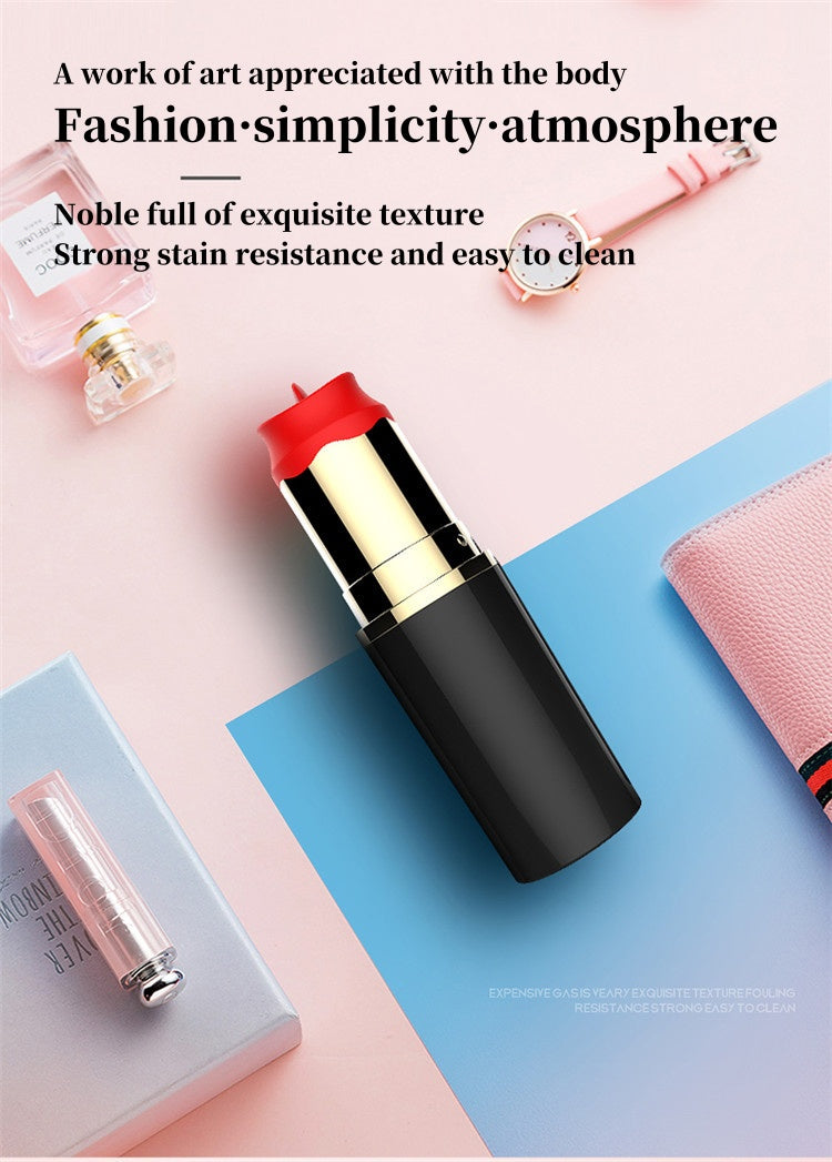 Lipstick vibrator massager