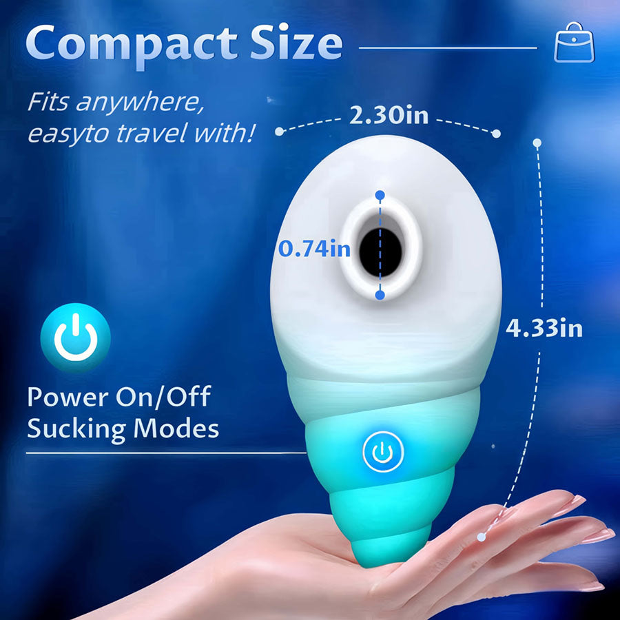 Gradient conch vibrator massager