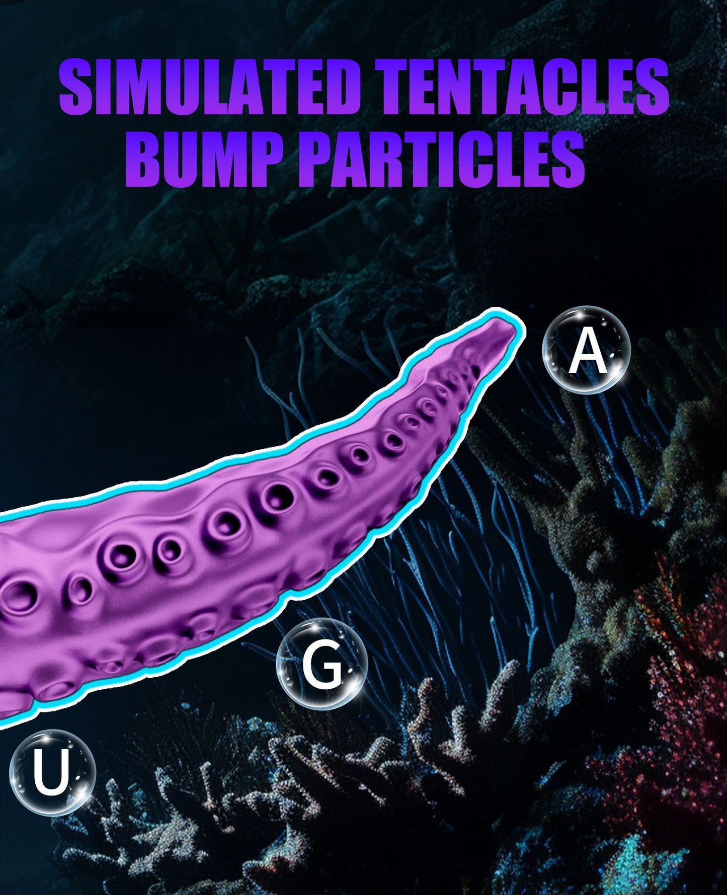 Purple Octopus - Inspired Silicone Body Massager