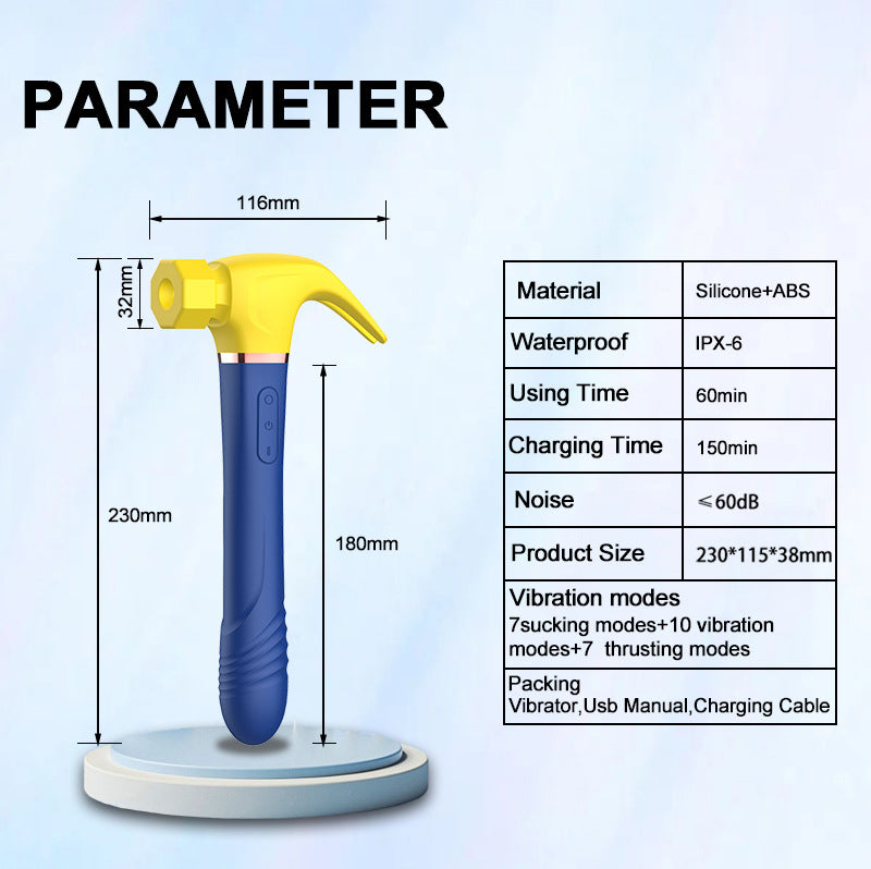 Hammer vibratory massager Heating multi-beat massager