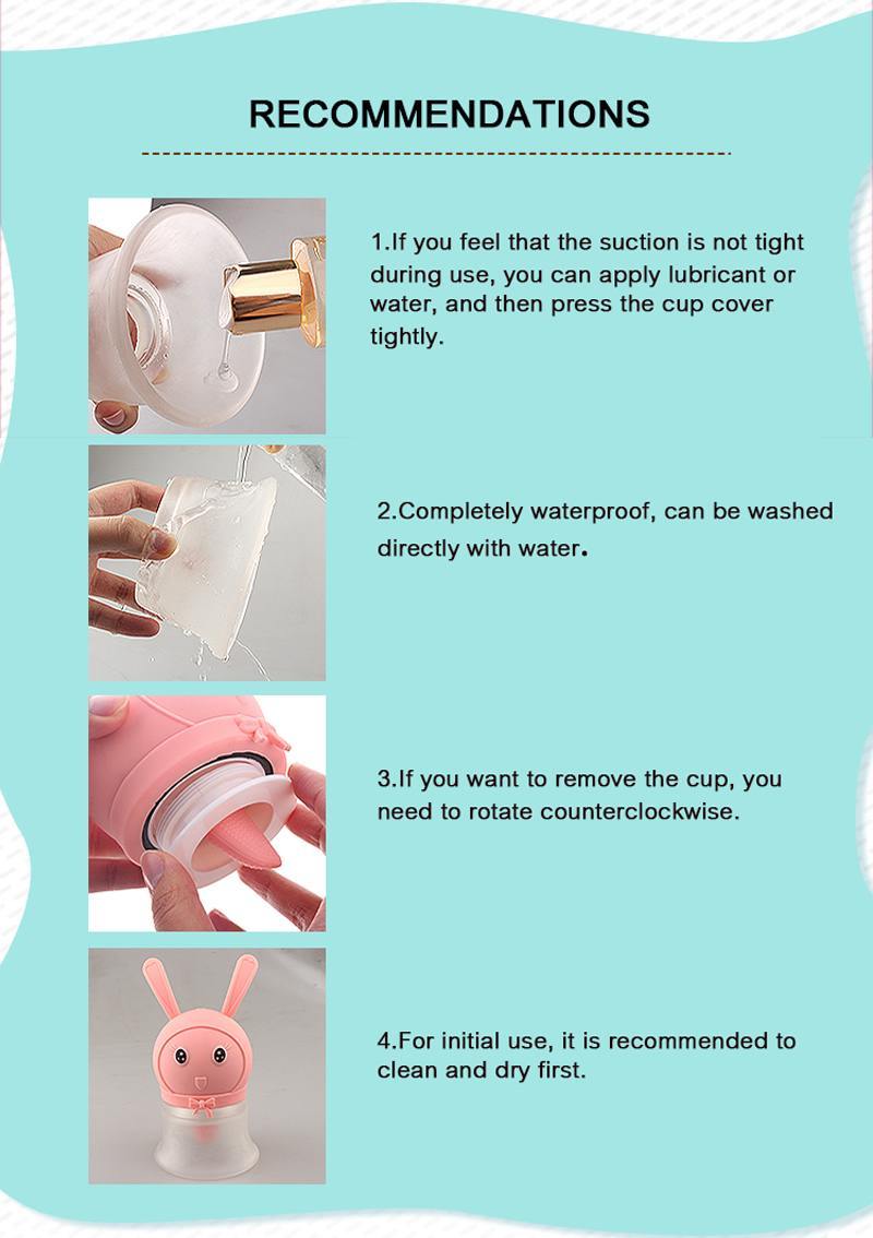 Adorable Bunny - shaped Silicone Body Massager