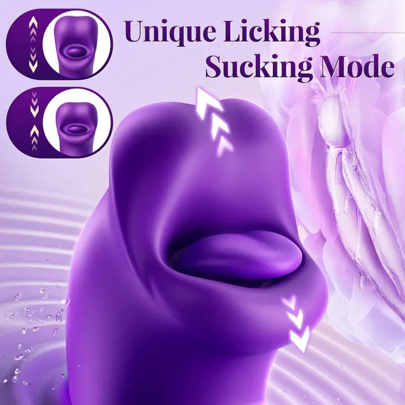 3-in-1 Mouth Slap Tongue Vibrating Massager