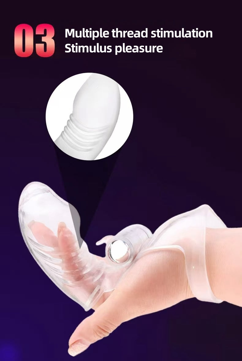 Vibrate massage finger cover