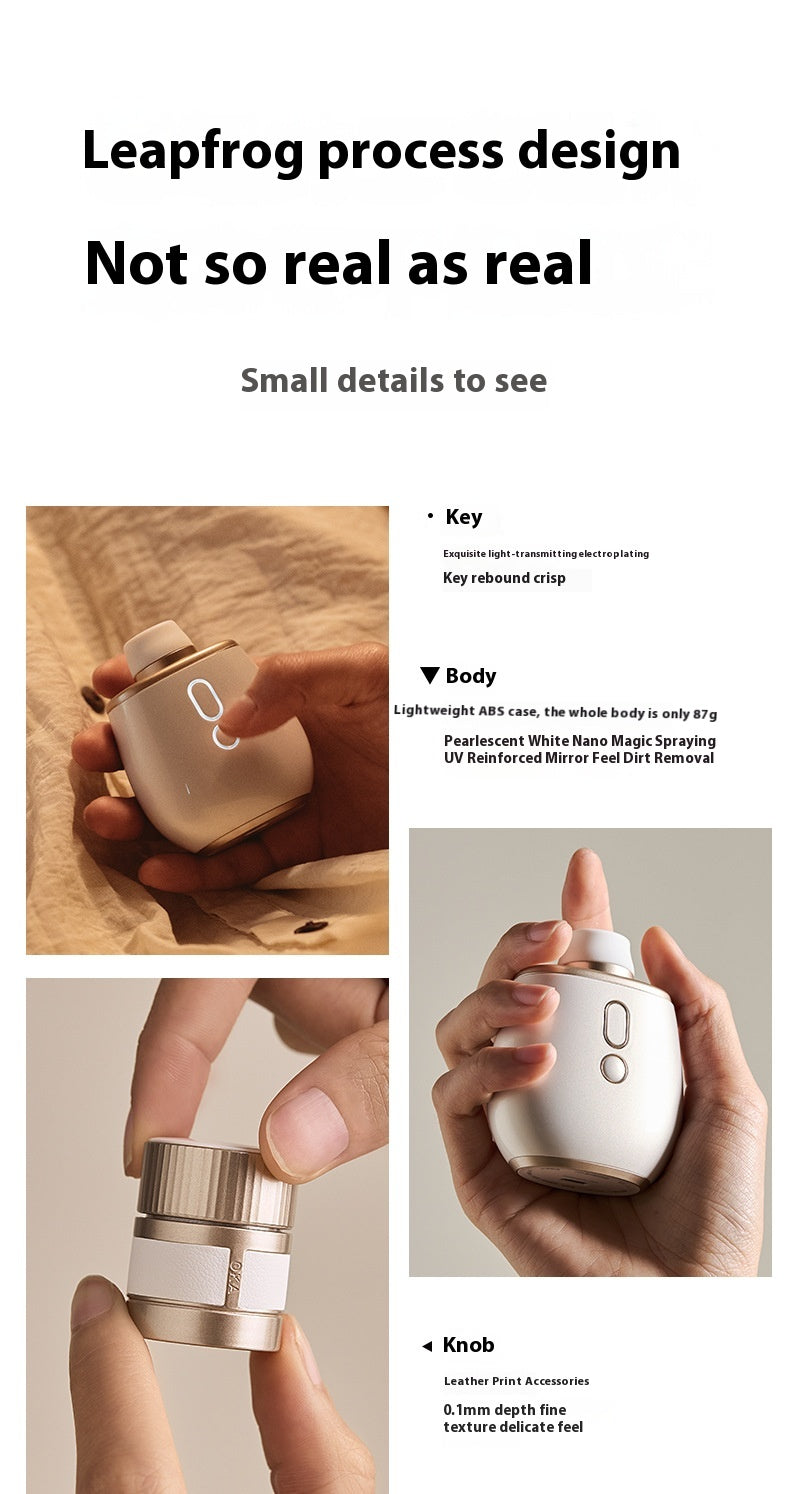 Perfume bottle shape Precision - designed USB Rechargeable Body Massager - Strong Suction Function