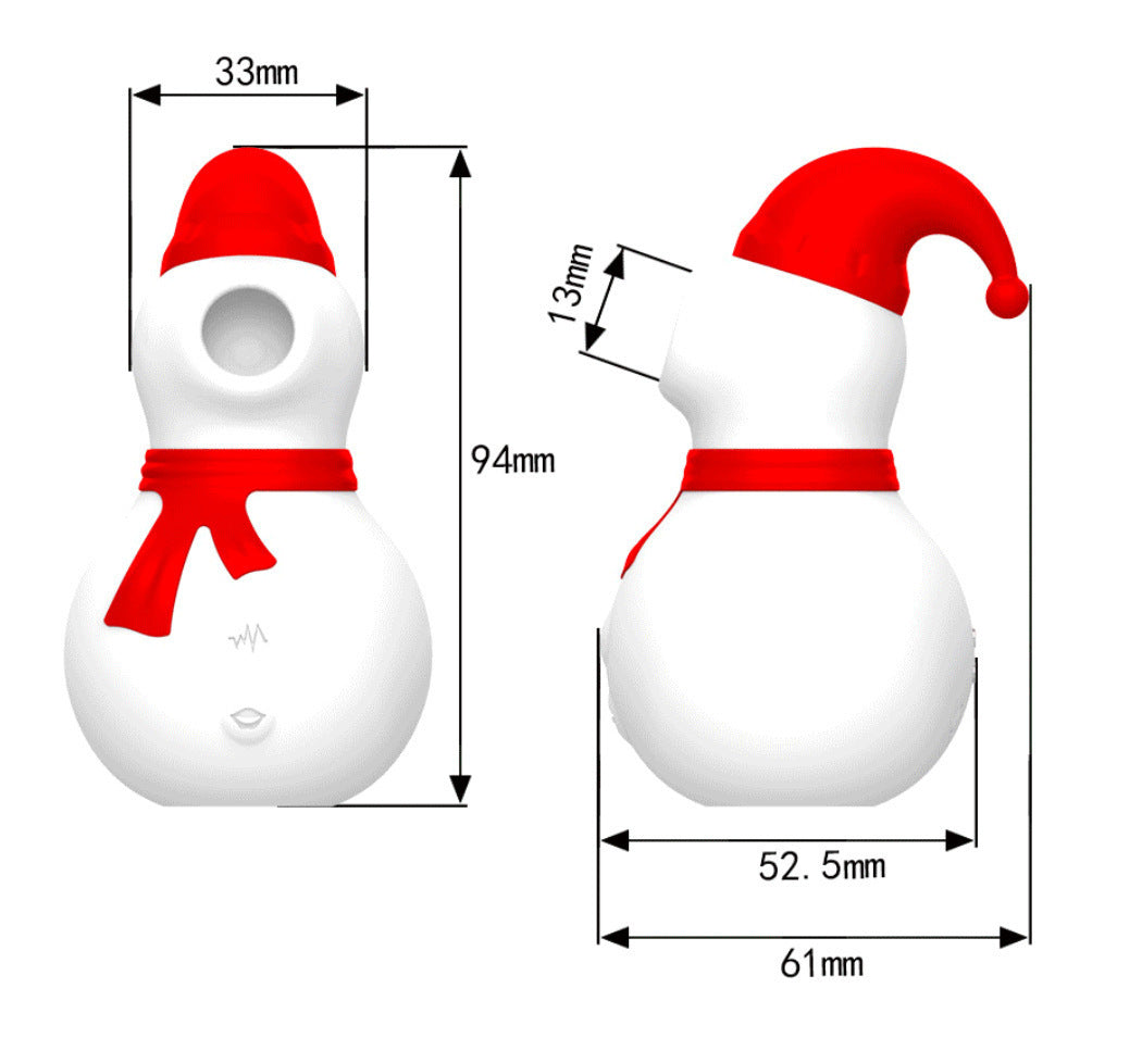Snowman vibrator massager