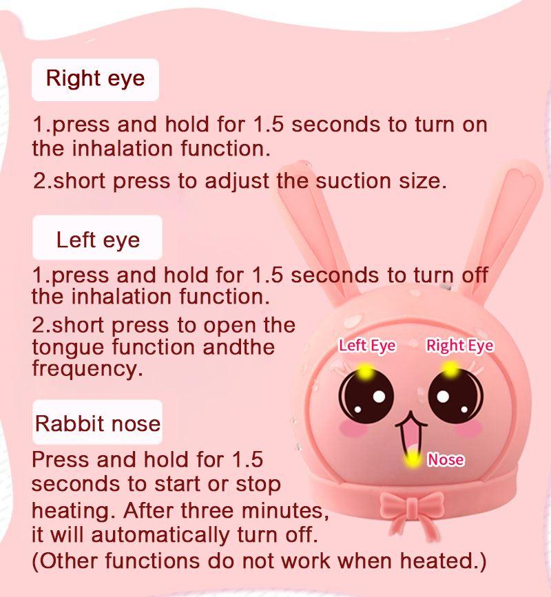 Adorable Bunny - shaped Silicone Body Massager
