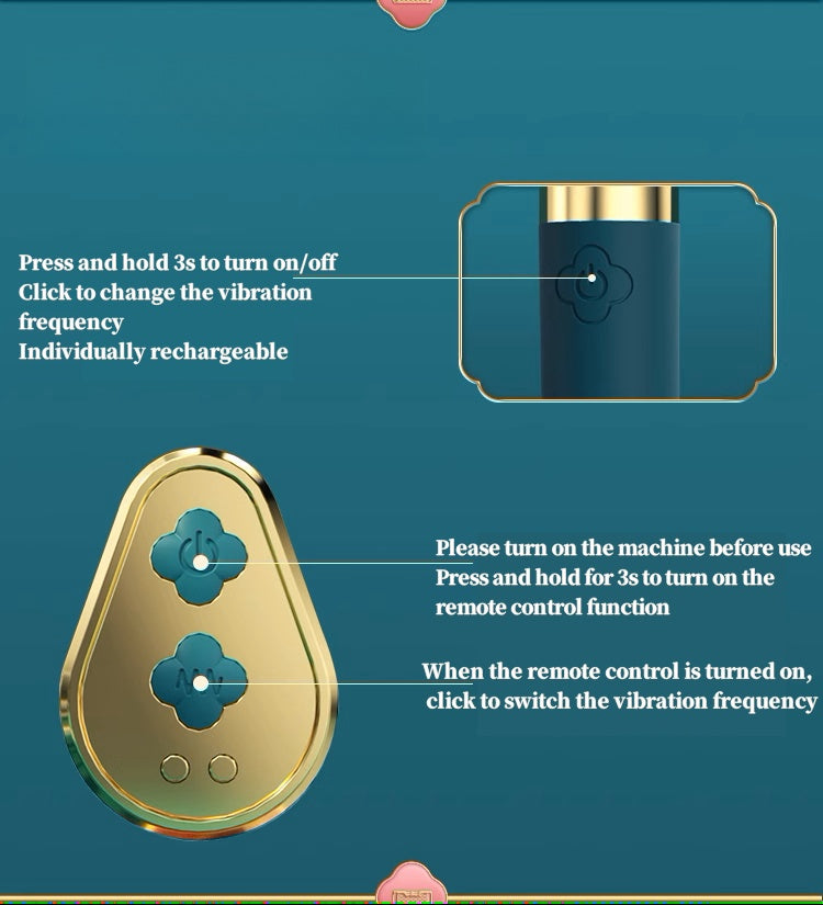Heart lock lipstick vibrator
