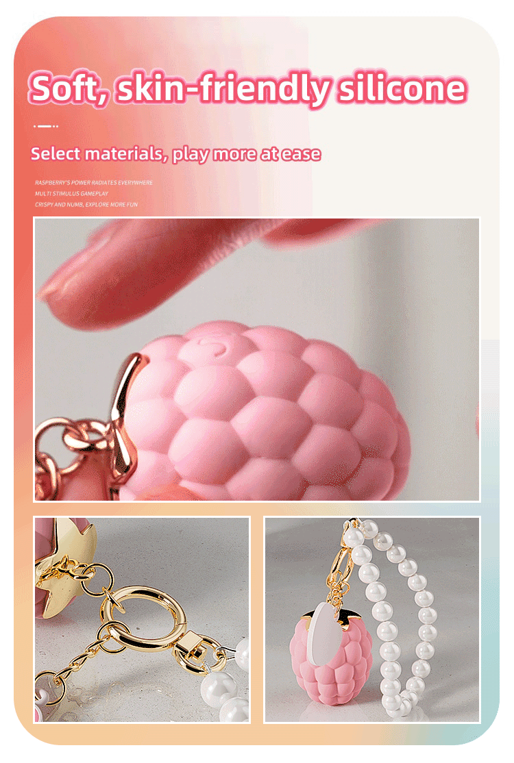 Strawberry vibrator strong vibration massager