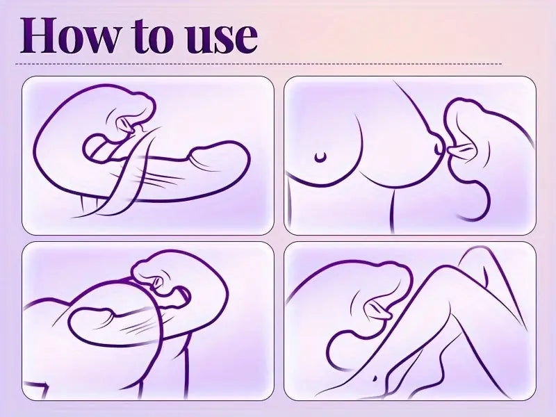 3-in-1 Mouth Slap Tongue Vibrating Massager