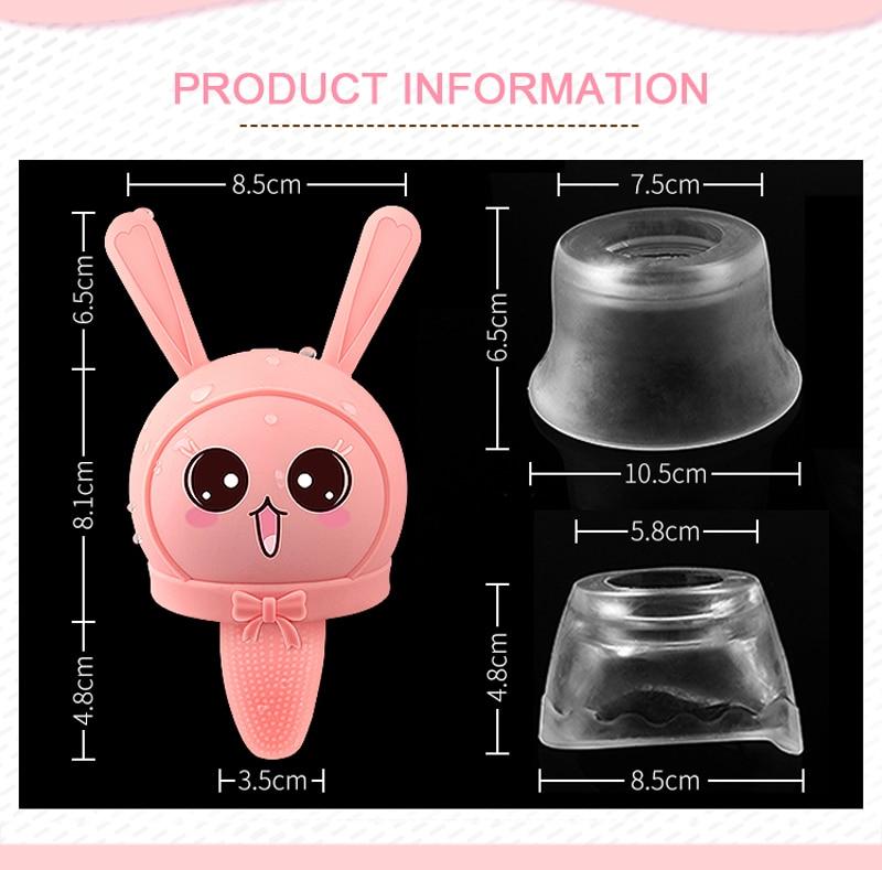 Adorable Bunny - shaped Silicone Body Massager