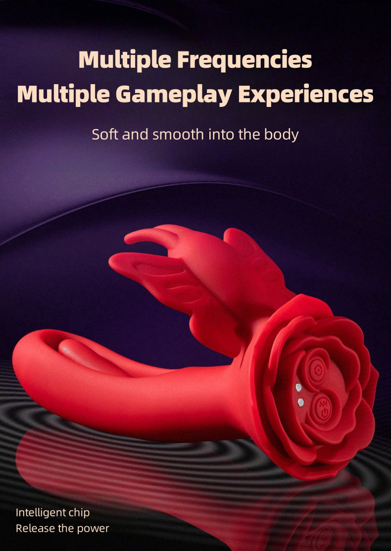 Rose Remote Control Smart App Vibrating Massager