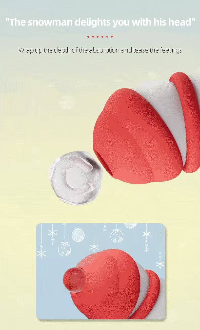 Snowman vibrator massager
