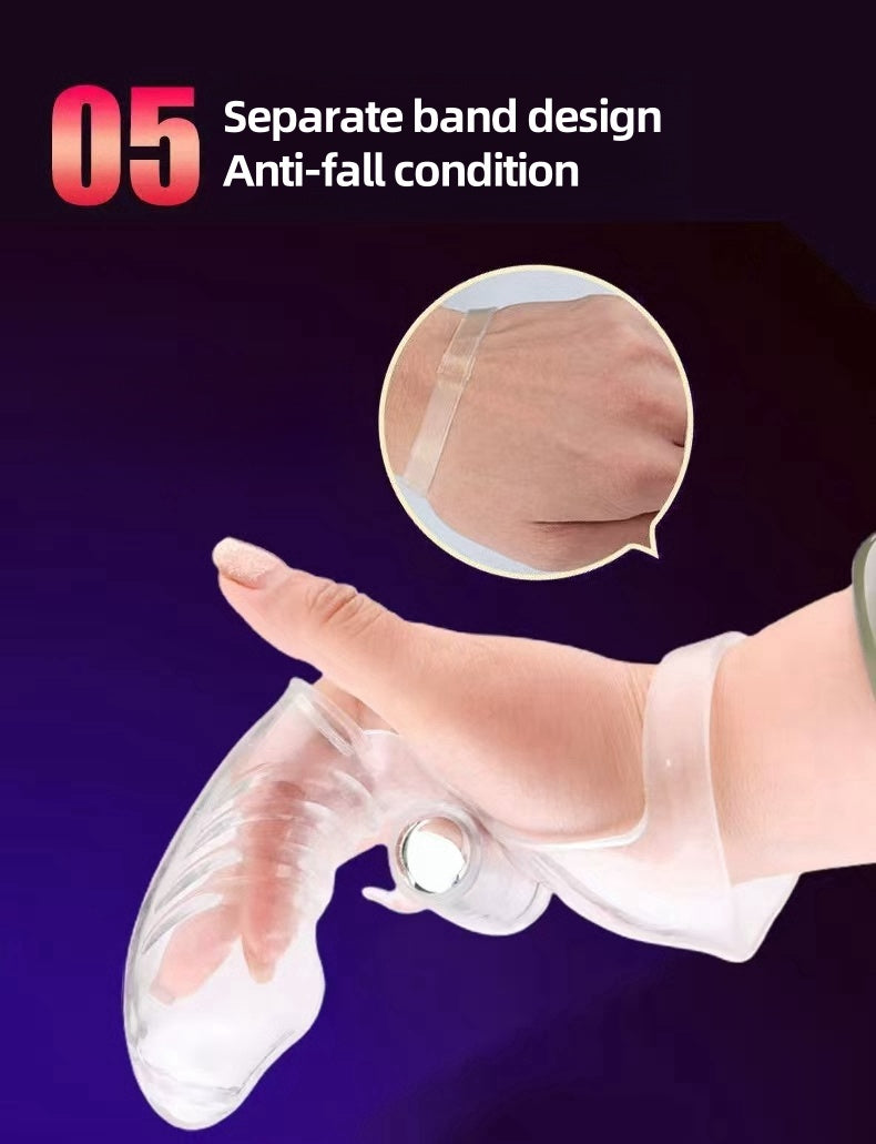 Vibrate massage finger cover