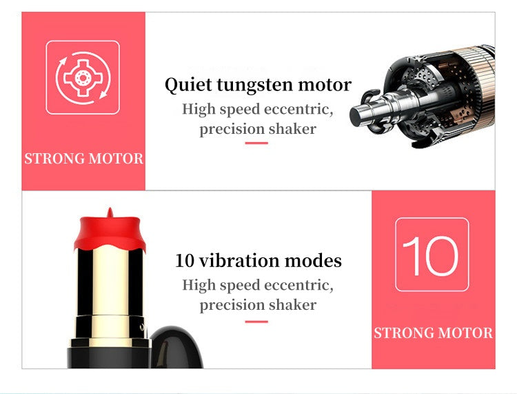 Lipstick vibrator massager