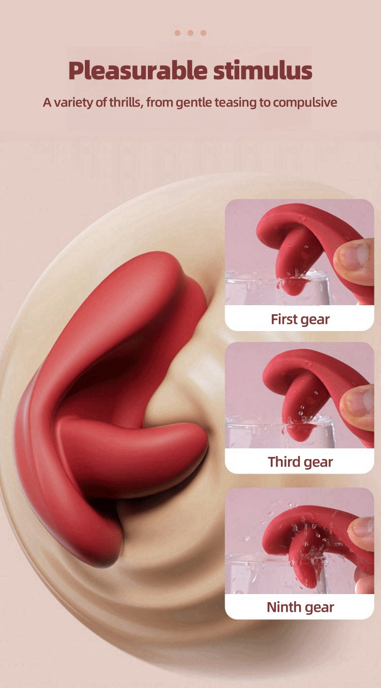 Simulation Tongue Vibrating Massager Powerful Vibrating Massage Toys