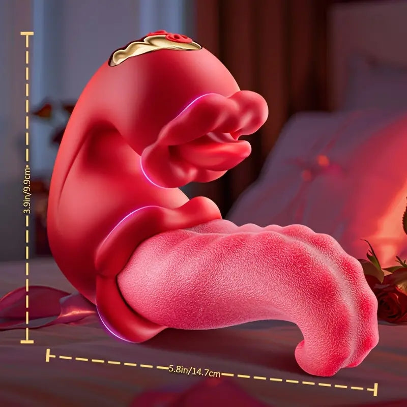 Simulation Tongue Vibrating Massager Powerful Vibrating Massage Toys