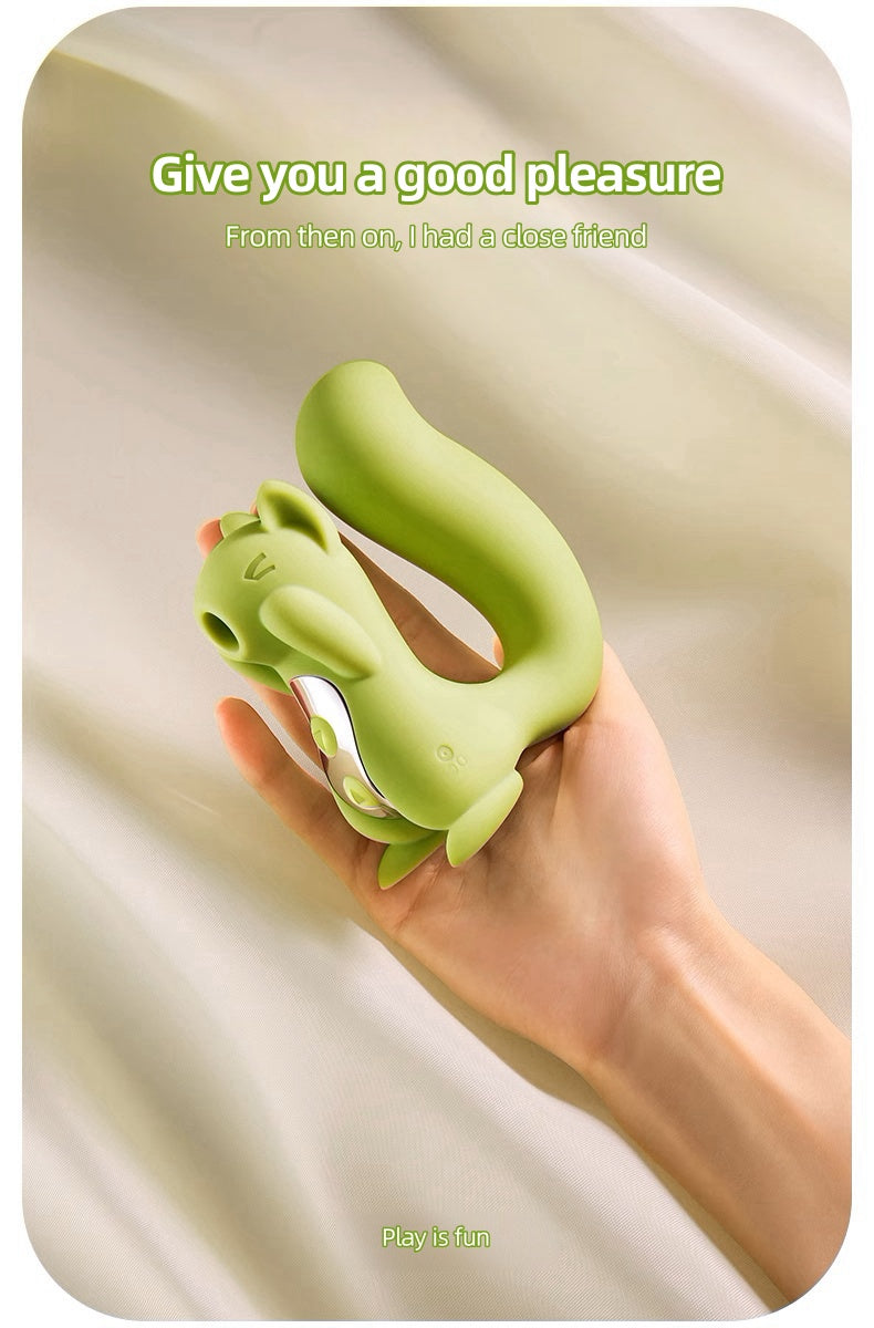 Squirrel vibrator massager