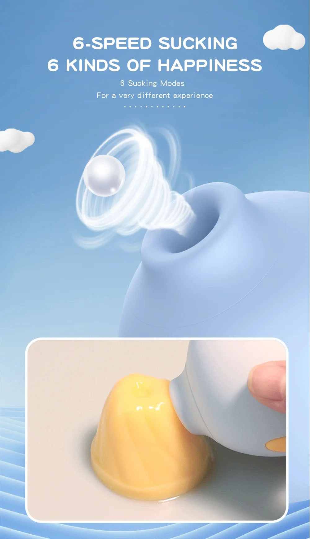 Sewant mushrooms Strong vibration massager