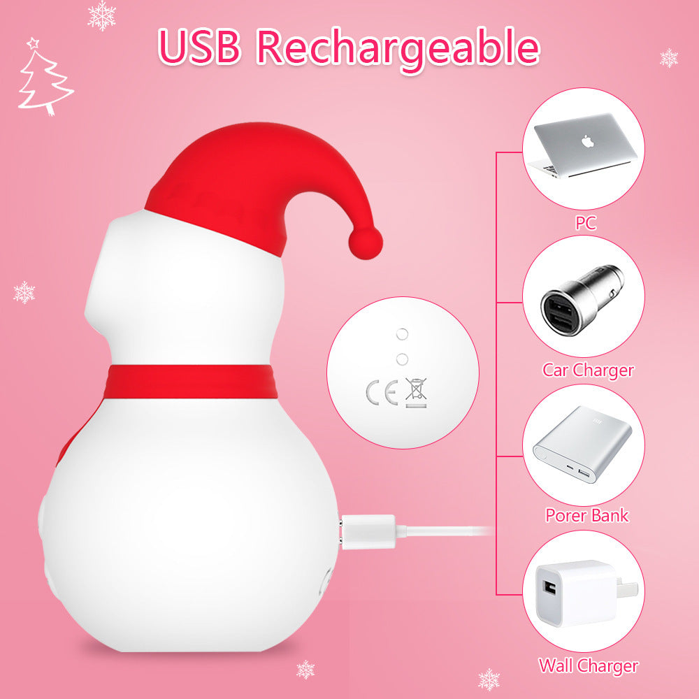 Snowman vibrator massager