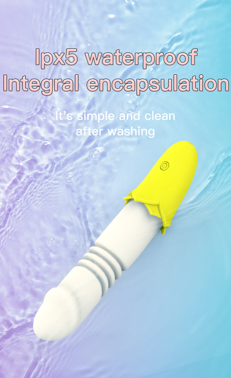 Colorful Silicone Body Massagers - Banana - inspired Design