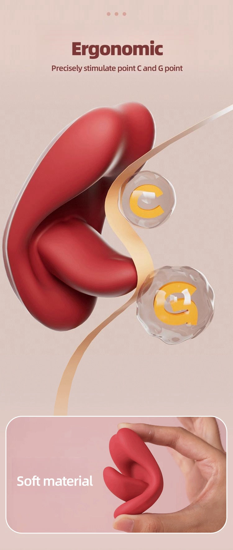 Simulation Tongue Vibrating Massager Powerful Vibrating Massage Toys