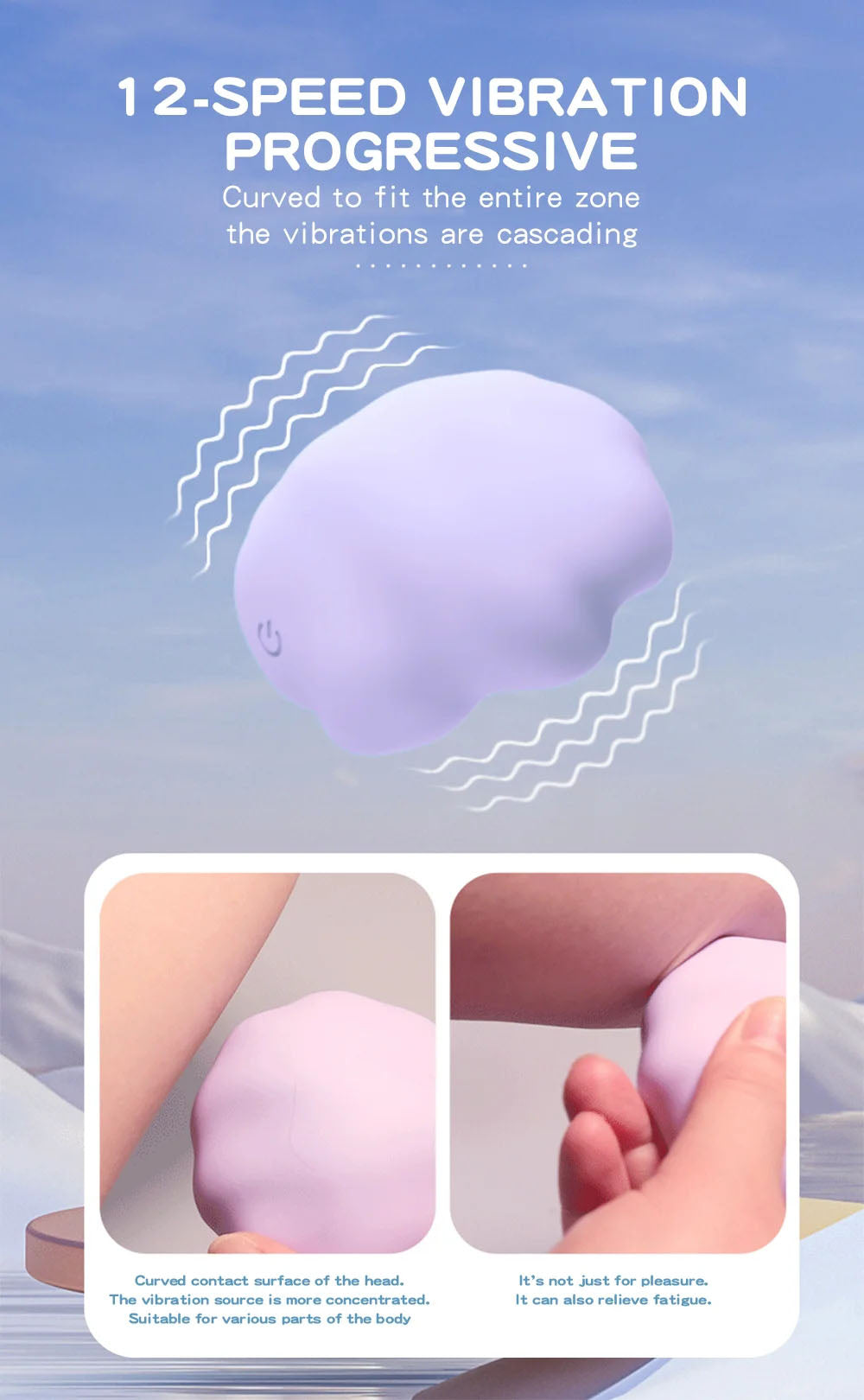 Sewant mushrooms Strong vibration massager