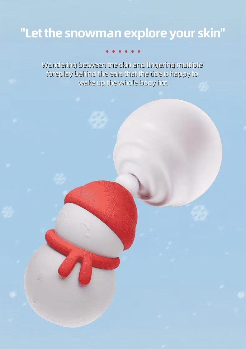Snowman vibrator massager