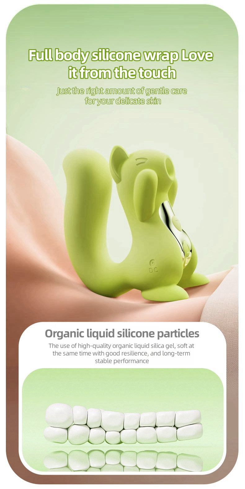 Squirrel vibrator massager