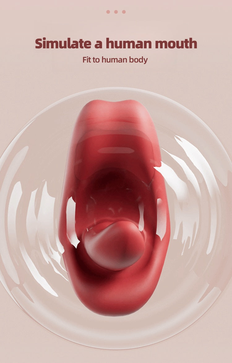 Simulation Tongue Vibrating Massager Powerful Vibrating Massage Toys