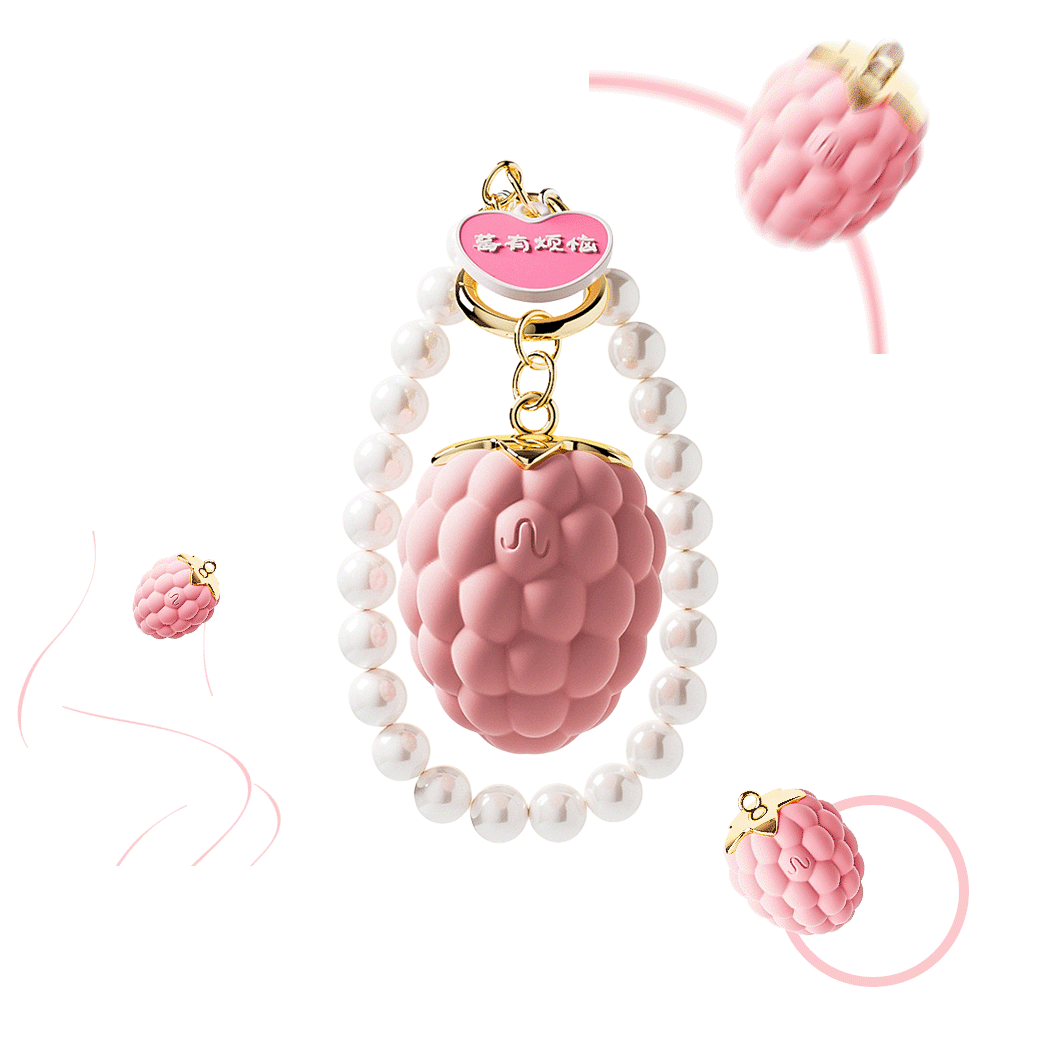 Strawberry vibrator strong vibration massager