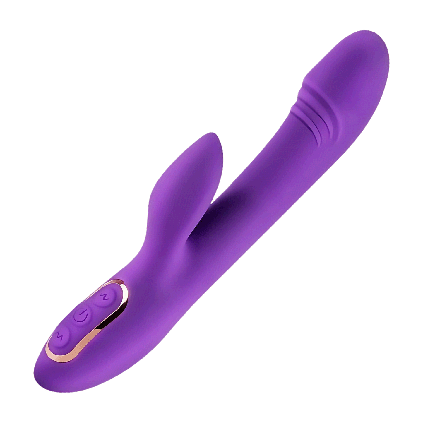 Waterproof Vibration Massager - Purple & Silicone - for Relaxation