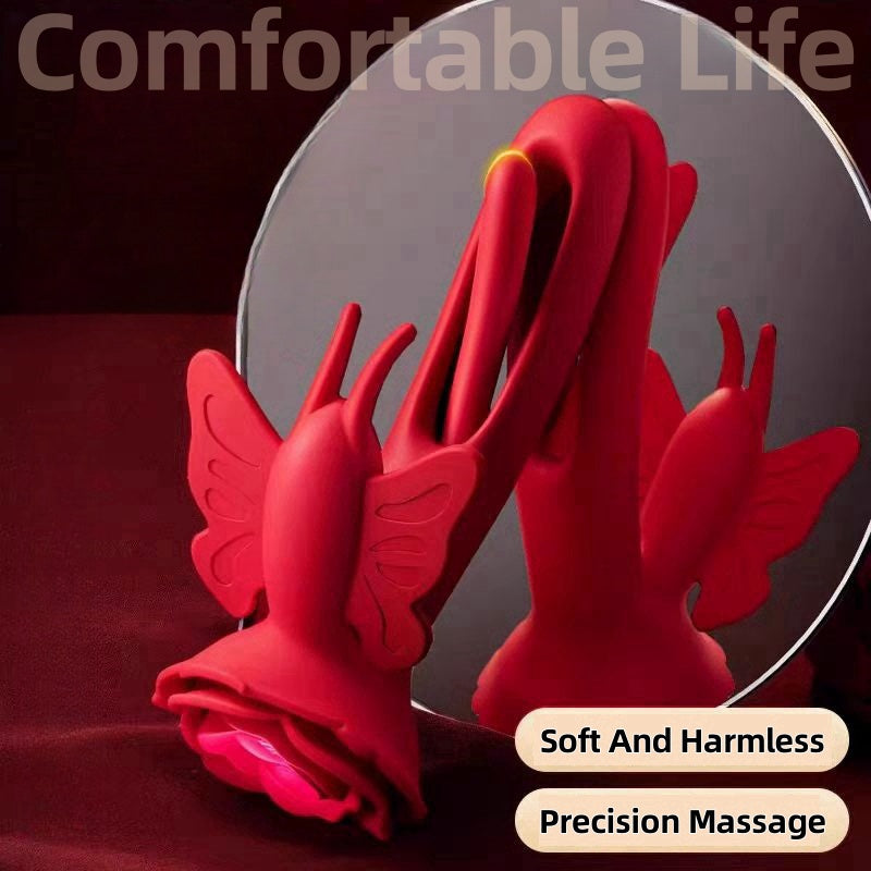 Rose Remote Control Smart App Vibrating Massager