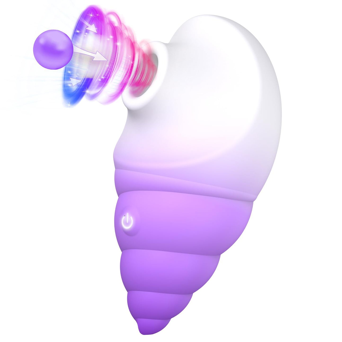 Gradient conch vibrator massager