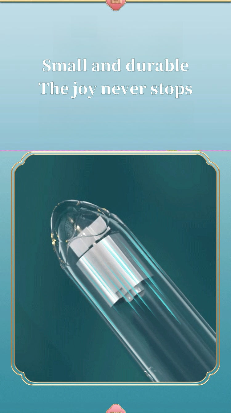 Heart lock lipstick vibrator