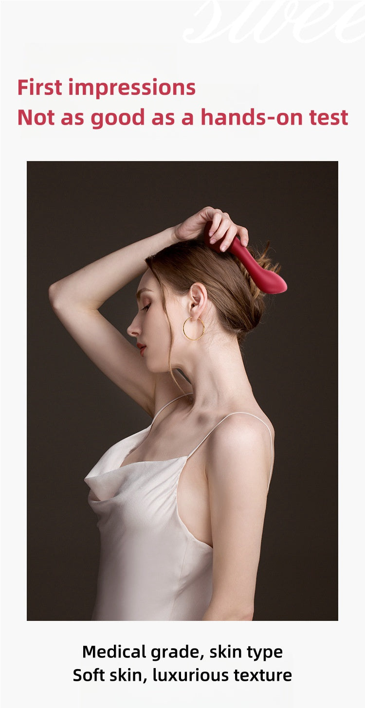 Red High-heeled shoes vibrator massager