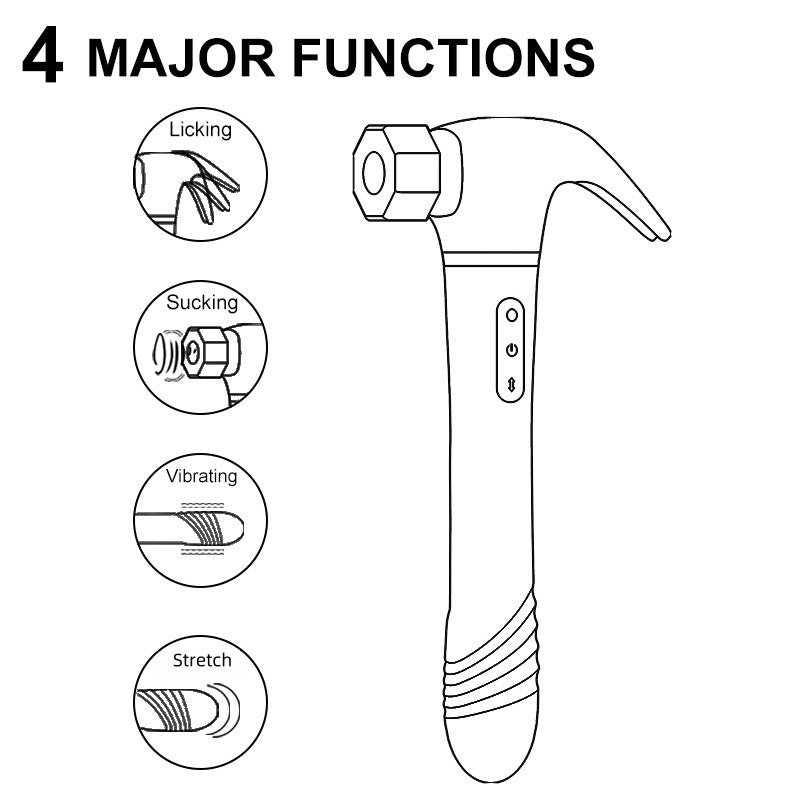 Hammer vibratory massager Heating multi-beat massager