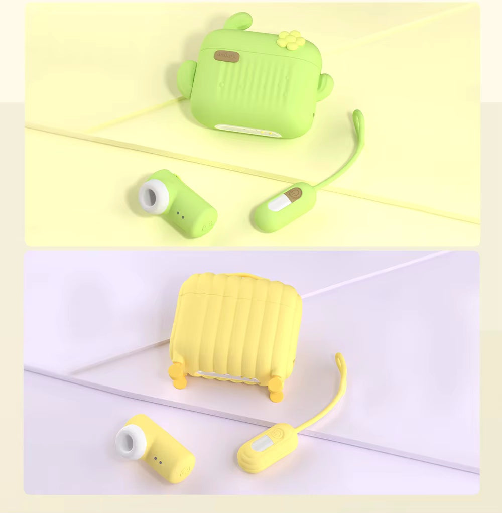 Suitcase/cactus vibration massager