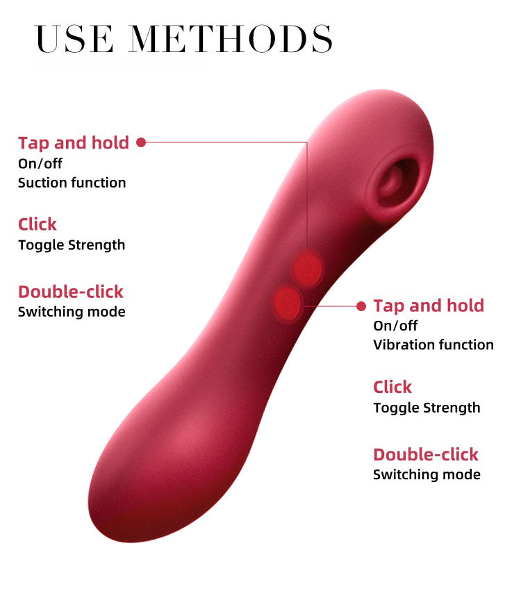Red High-heeled shoes vibrator massager